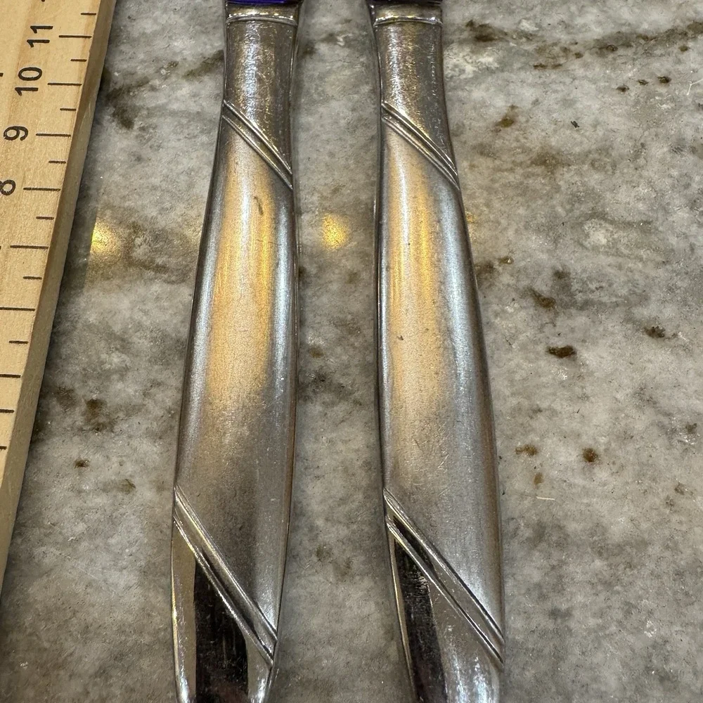 Oneida Risotto Butter Knives Set Of 2 Stainless Steel Flatware 9-1/4